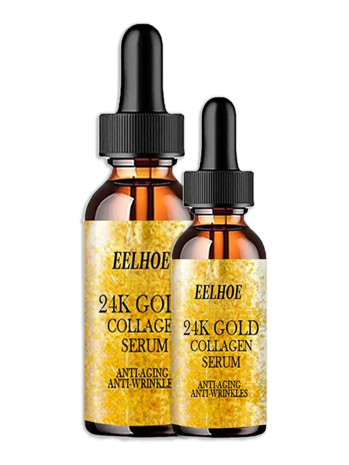 24k Gold Collagen Serum removes dark spots and acne, improves facial scars, brightens skin and rejuvenates skin