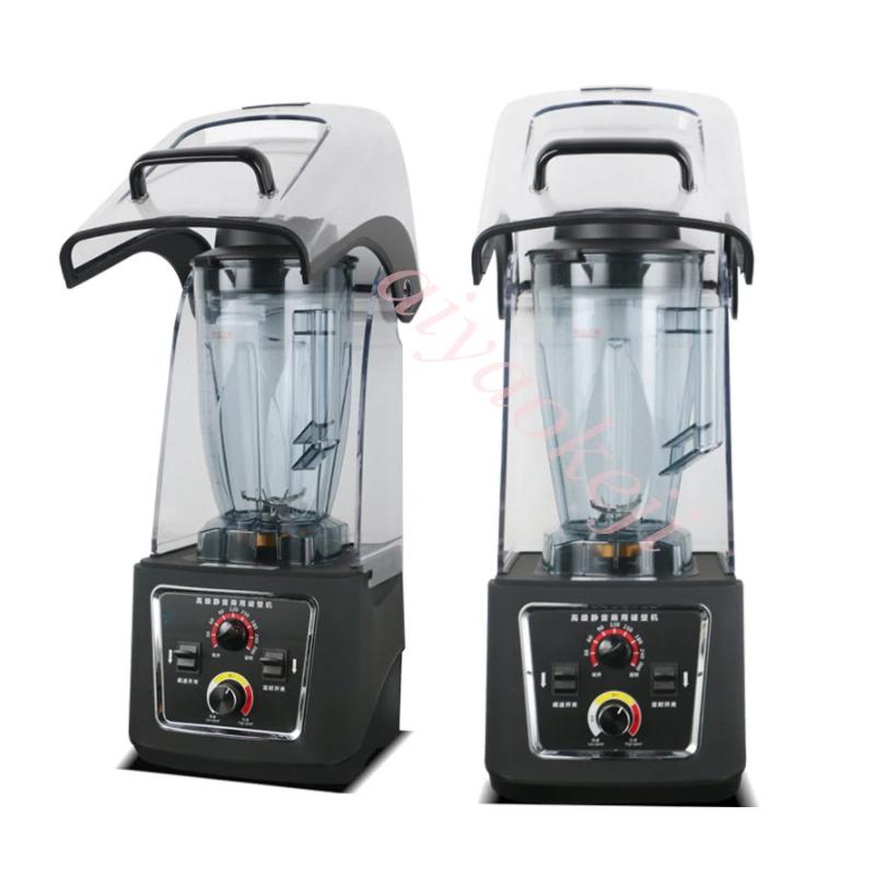 2200W Commercial Electric Blender Fruit Smoothie Machine Mute Juicing Machine Food Blender For Milk Tea Shop