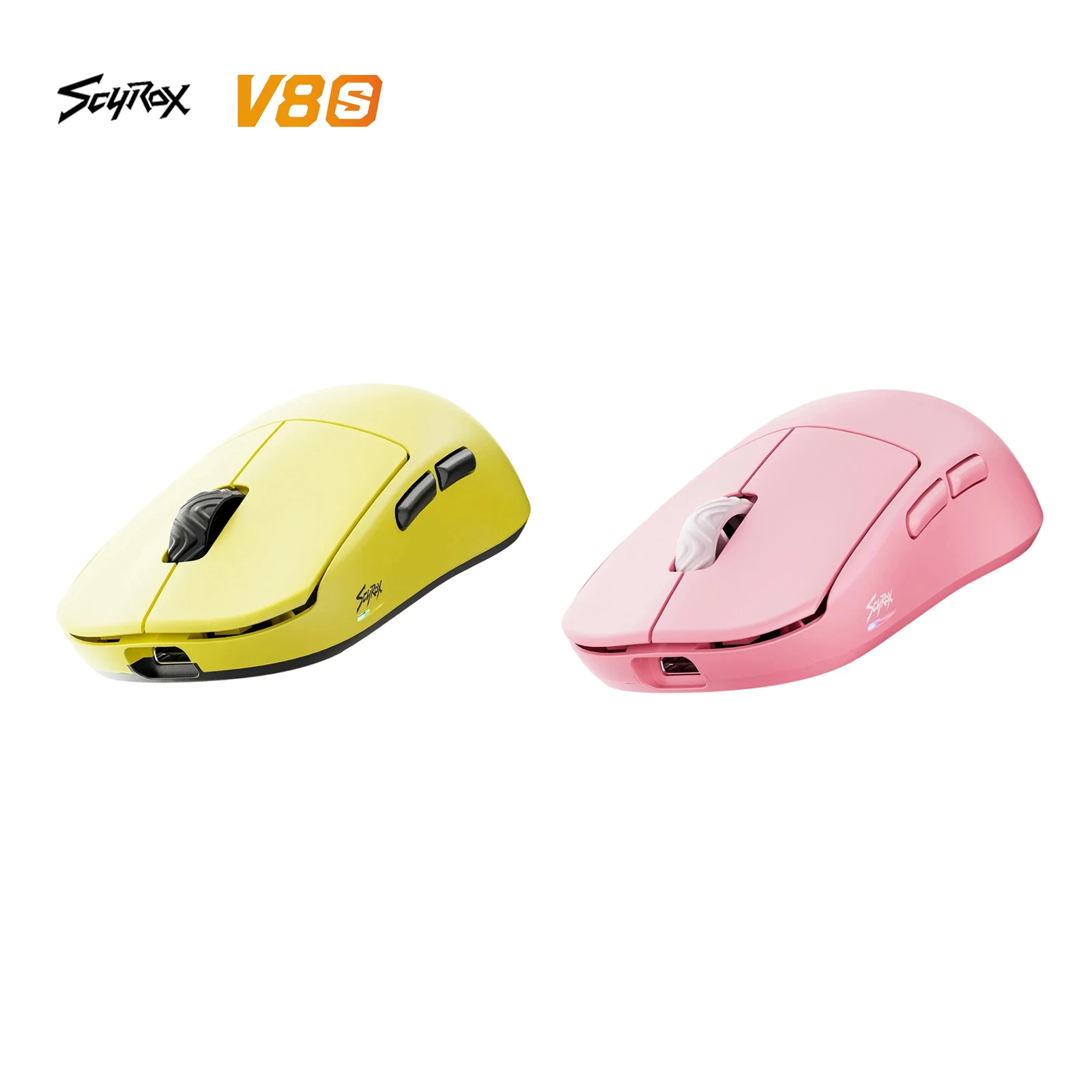 Scyrox V8 V8s 8K Wireless Mouse Lightweight Design Kaihua Optical Micro-motion Nordic 52840/54L15 E-sports Gamer Gaming Mouse