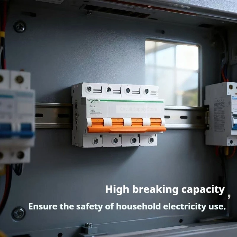 شنايدر إلكتريك EA9AH 4P C نوع D نوع 80A 100A 125A قاطع الدائرة الصغيرة 10kA