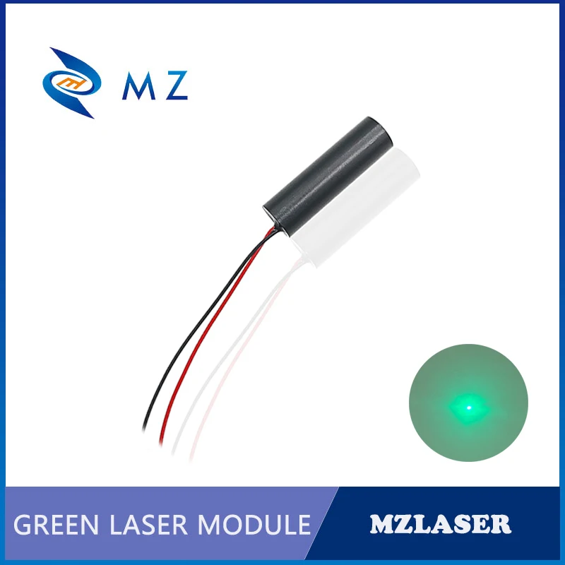 Imagem -04 - Módulo de Diodo Laser Verde Compacto do Ponto Categoria Industrial D12 mm 505nm 5mw 10mw 20mw 30mw 3v 5v 12v 24v Venda Quente