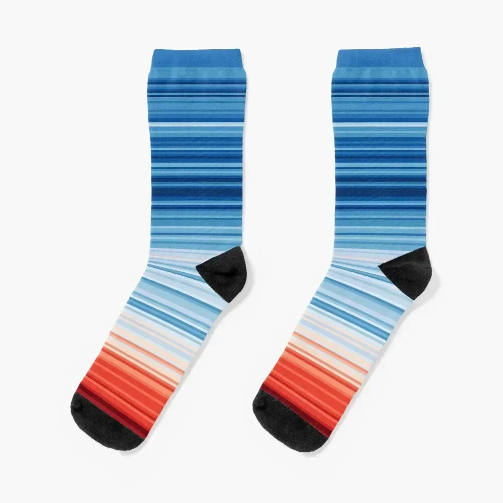Warming Stripe: Global Socks Children's with print hiphop happy Socks For Men Women's