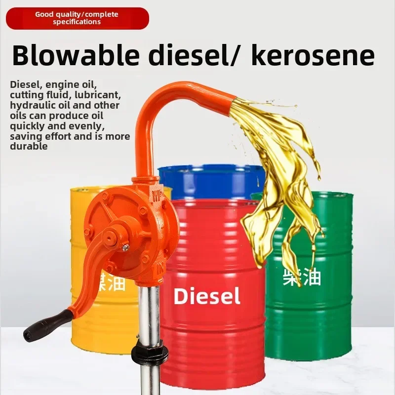 

Anti-agingCast Iron Oil Pump Oil Drum Pump Manual Hydraulic Pump Diesel Engine Engine