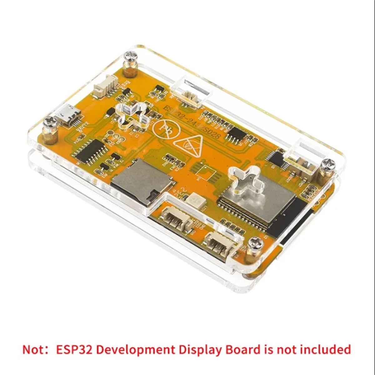 Casing Akrilik LELE untuk Layar Tampilan 2.8 Inci ESP32 Papan Pengembangan Modul TFT LCD dengan Cangkang Pelindung Sentuh WROOM