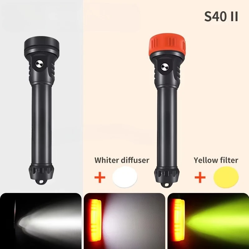 4300 Lumen Diving Lights Underwater 100m Waterproof Torch Dive Lighting Archon S40 Il Diving Flashlight Diving Light