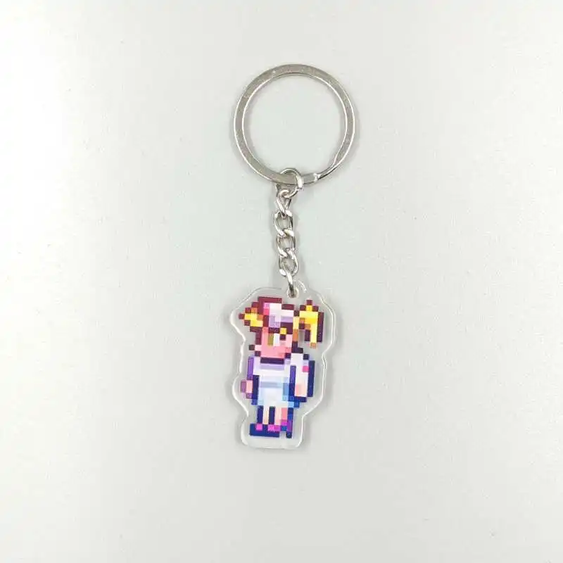 2024 Anime Keychain Terraria Game Key Chain Fun Back To School Gift Pixel Keyring Pendant Cute Things Cheap Gift For Best Friend