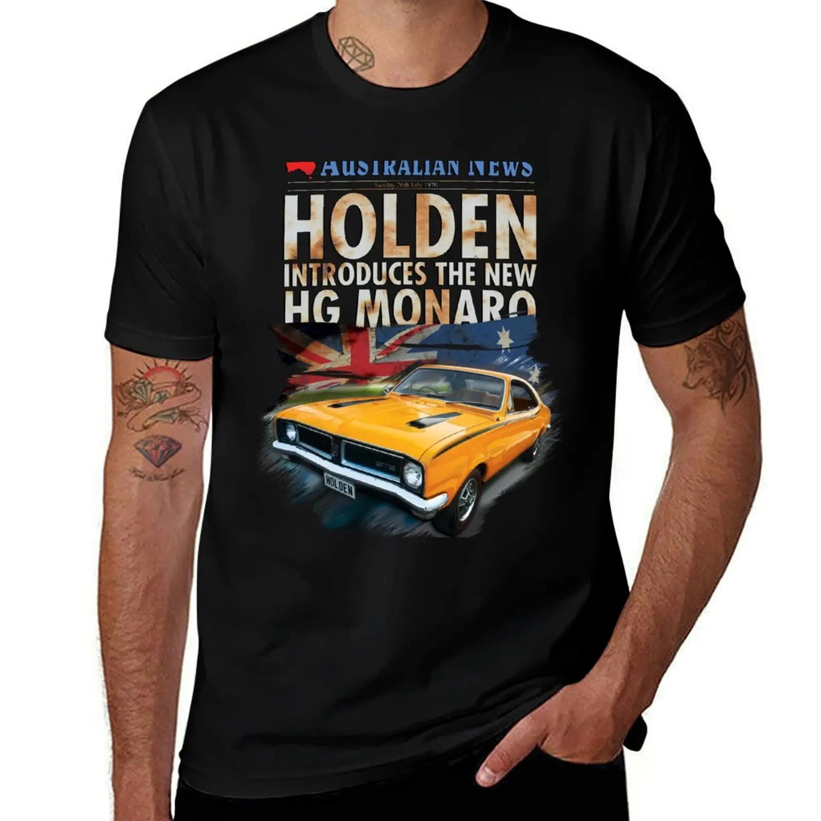 Holden Monaro HG GTS (nostalgic) T-Shirt Running Performance Short Sleeve Tee T-Shirt