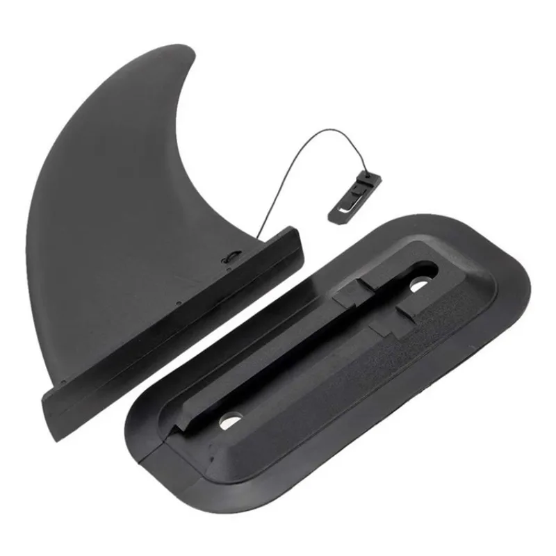 Inflatable Paddleboard Surfboard Fin 8 Inch Inflatable Boat Splitter Tail Rudder with Base Side Rudder