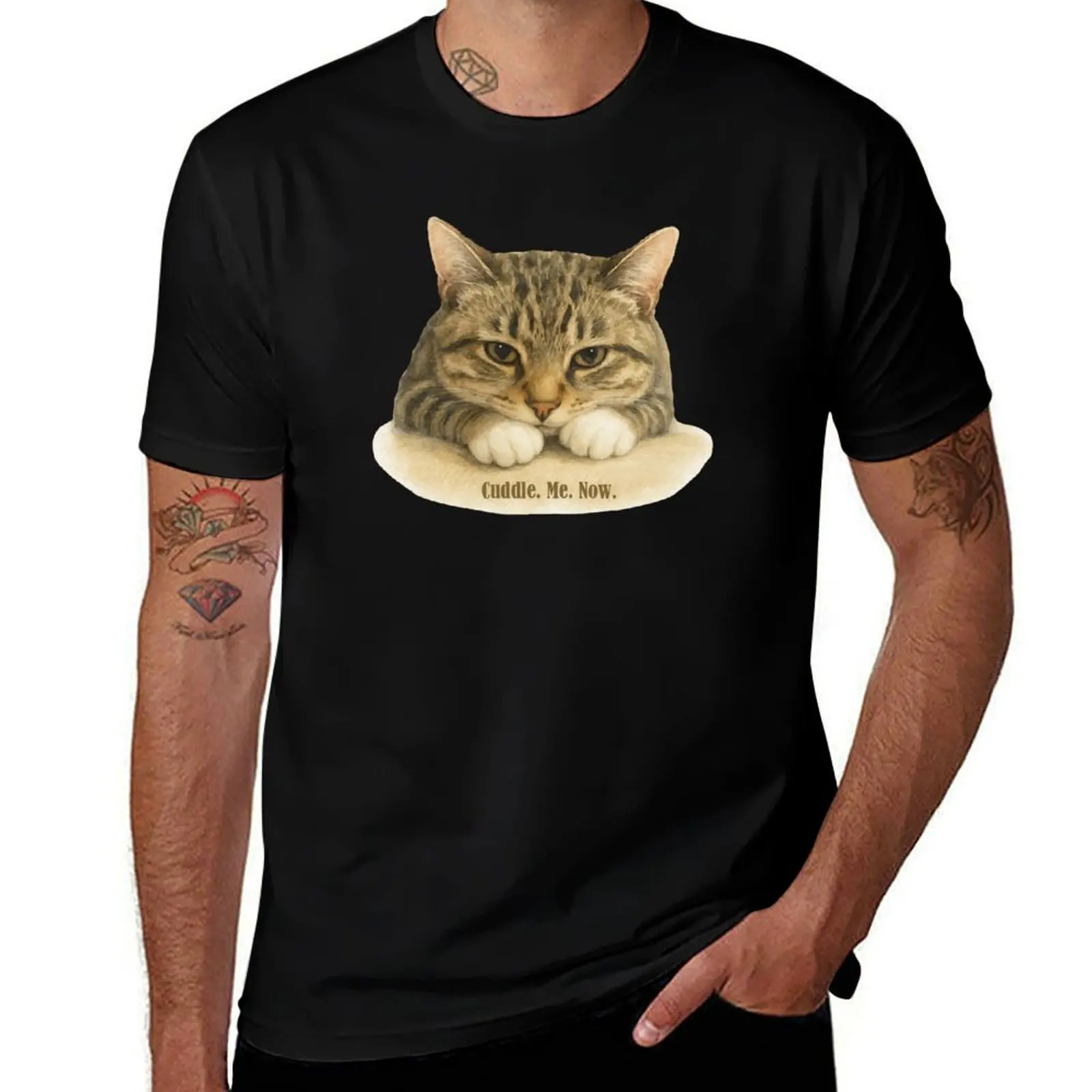 Cuddle Me Now T-Shirt Basic All Season Solid T-Shirt
