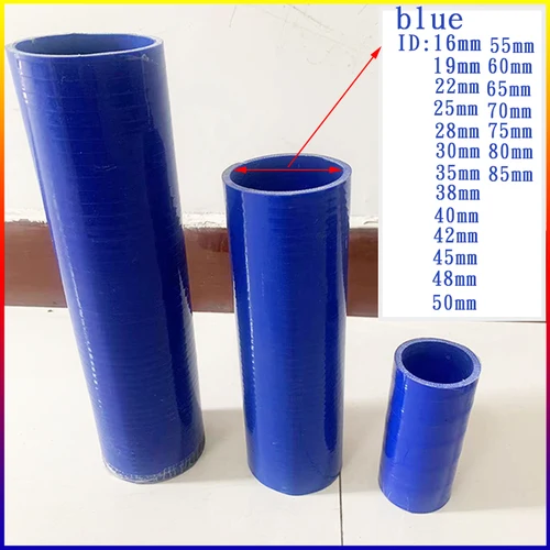 ID19-85mmLength 10-100cm tubo Intercooler de silicona recto manguera de refrigerante alta temperatura alta presión Turbo enviar 2 abrazaderas