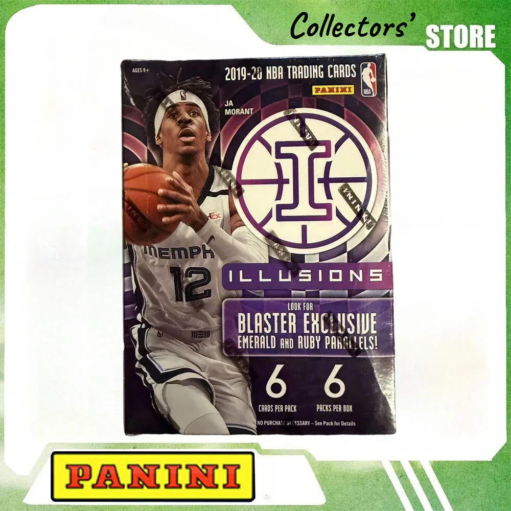 Panini 2019-20 Illusions Court Sports Trading Cards Blaster Box Factory Sealed Exclusive Parallel Rookie Hobby Collectible Gift