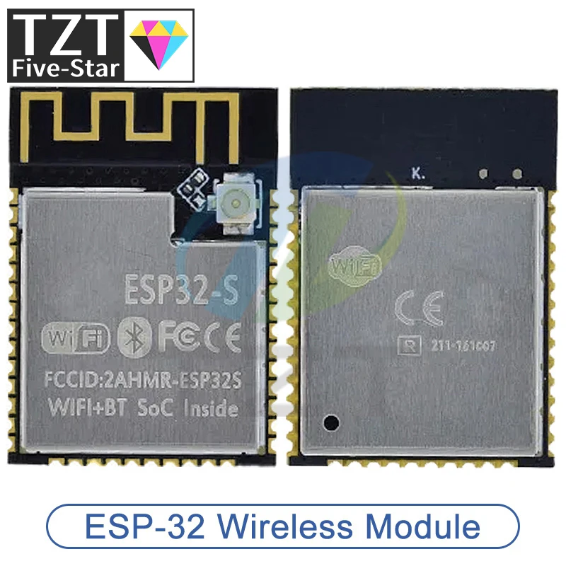 ESP32 ESP-32 Wireless Module ESP32-S ESP-WROOM-32 ESP-32S with 32 Mbits PSRAM IPEX/PCB Antenna with 4MB FLASH