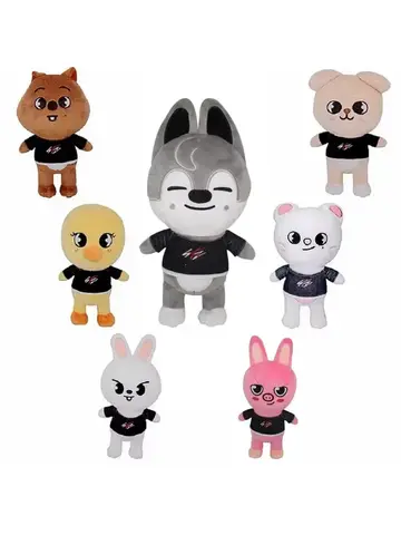 32style 23cm Plush Toy Kawaii Skzoo Stray Plush Cartoon Stuffed Animal Doll Kawaii Companion Toys Room Decor Children Gift