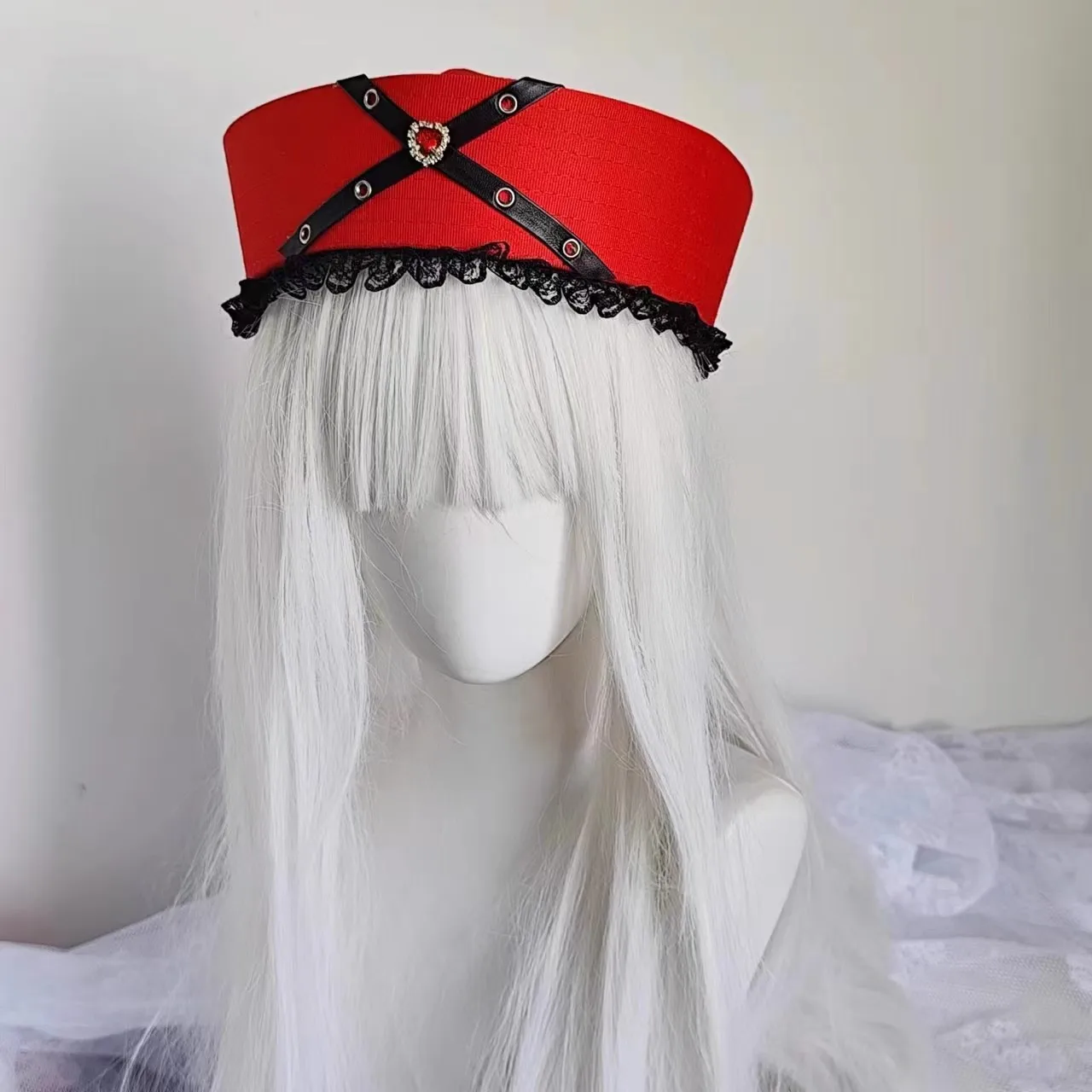 لوليتا فتاة حلوة فتاة فاسق قبعة الماس الداكن بلغت ذروتها مع شخصية حلوة وباردة قبعة الجاموس المياه البحرية