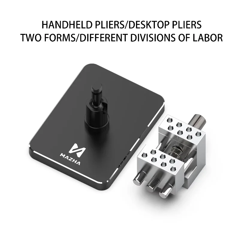 MAZHA T0010 2-in-1 Mini Portable Table Vise Compact Adjustable Clamp Precision Tool for Modeling Hobby DIY
