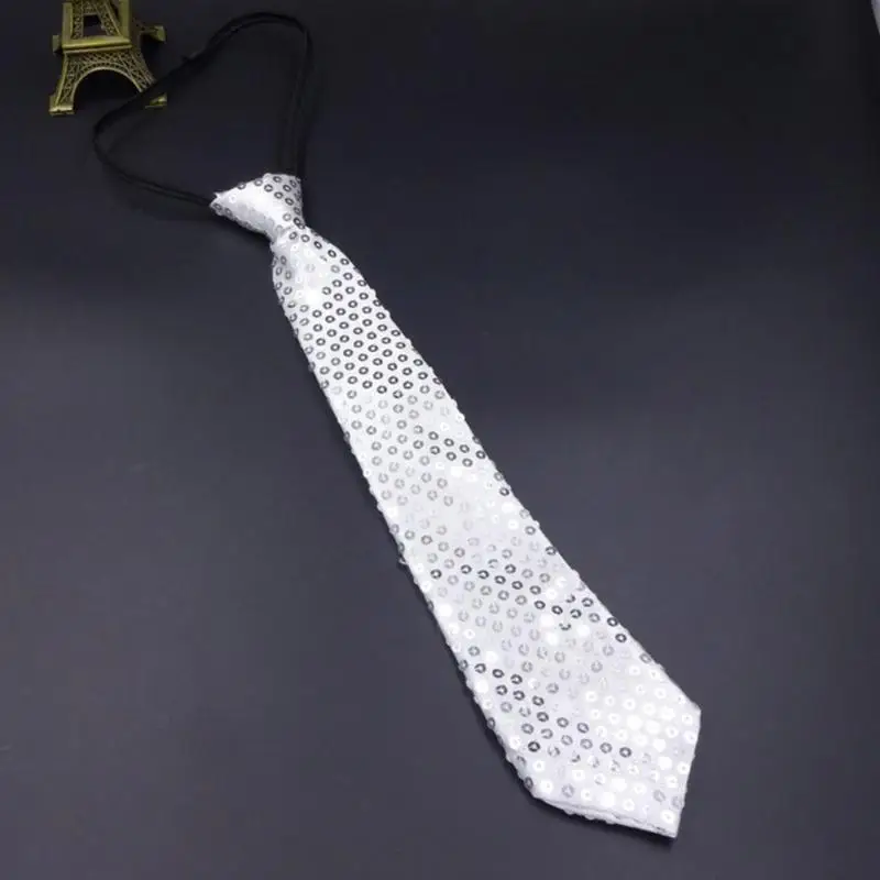 39BD Frauen Männer Sparkly Pailletten Hosenträger Bowtie Krawatte Set Clip-on Elastische Y-Form Zurück Brace Hosenträger Cosplay – Detail 4