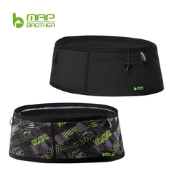 MAP BROTHER-Ceinture d'hydratation pour course à pied, sac banane, sac de sport, trail, marathon, fitness, bouteille d'eau pour téléphone portable, argent, W1001