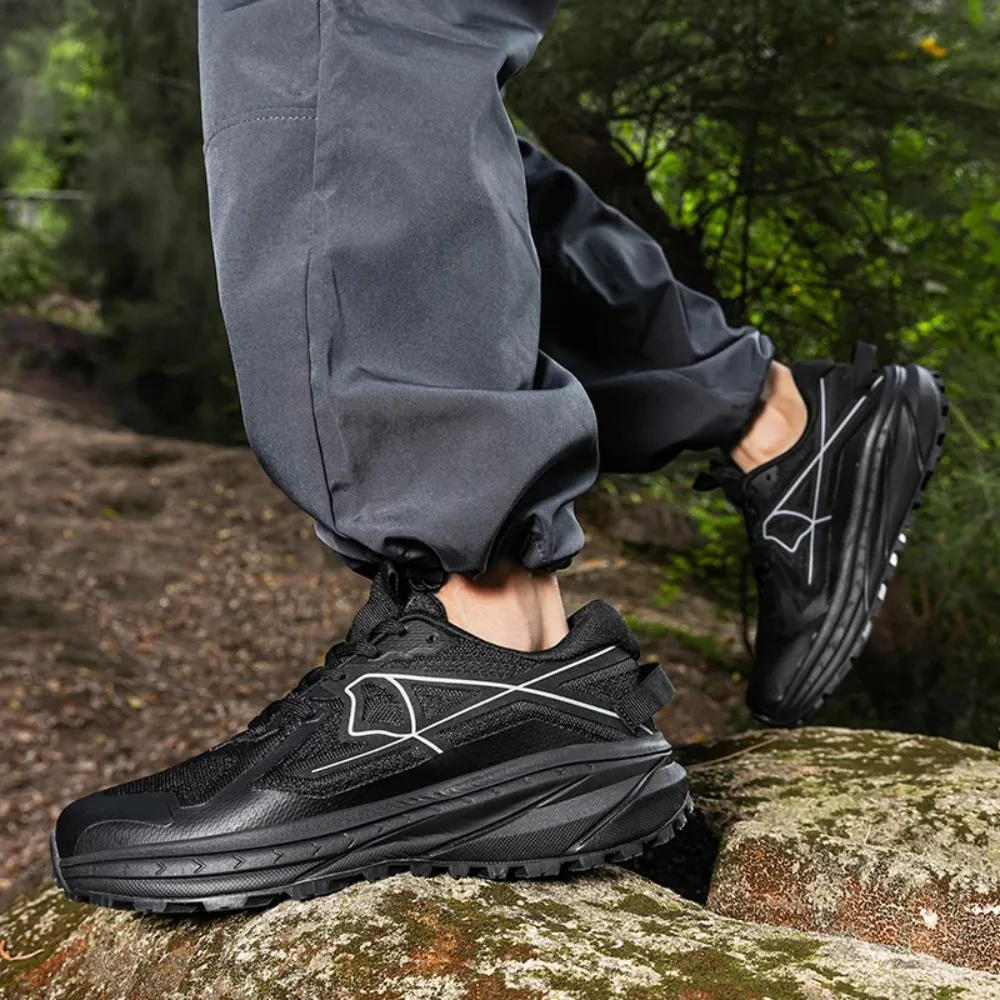 

2025 New Men Sneakers Casual Fashion Hiking Shoes with Anti Slip Wear-resistant Breathable Running Shoes for Outdoor Leisure