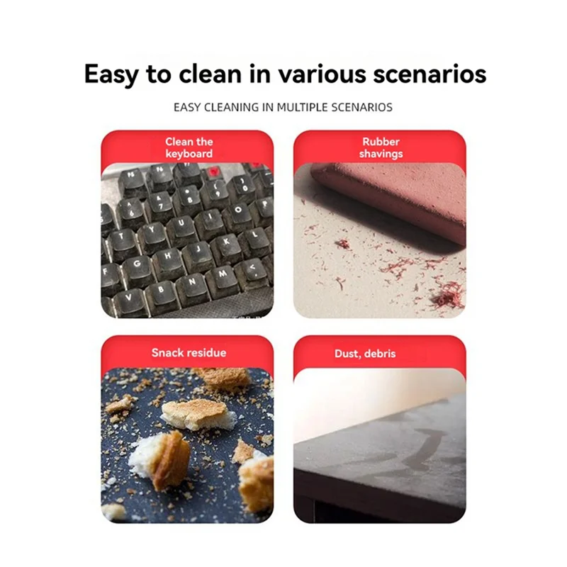 TTKK-Мини милый пылесборник с божьей коровкой, пылесос для рабочего стола, настольный пылесос для домашнего офиса, щетка для чистки клавиатуры