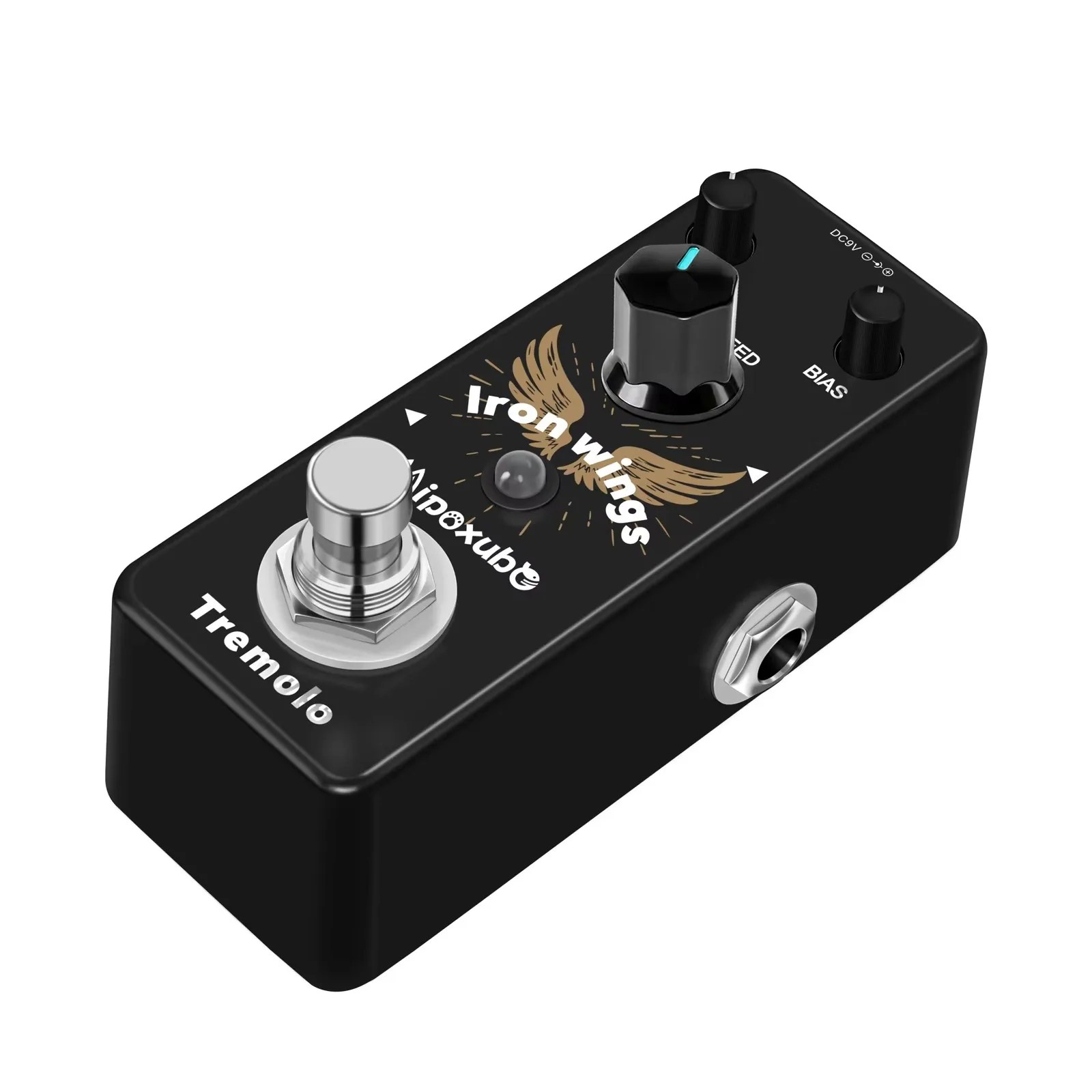 Mipoxube Iron Wings Tremolo Guitar Effects Pedal Optical Trelicopter Effector Bypass Electric Guitar Bass Parts & Accessories