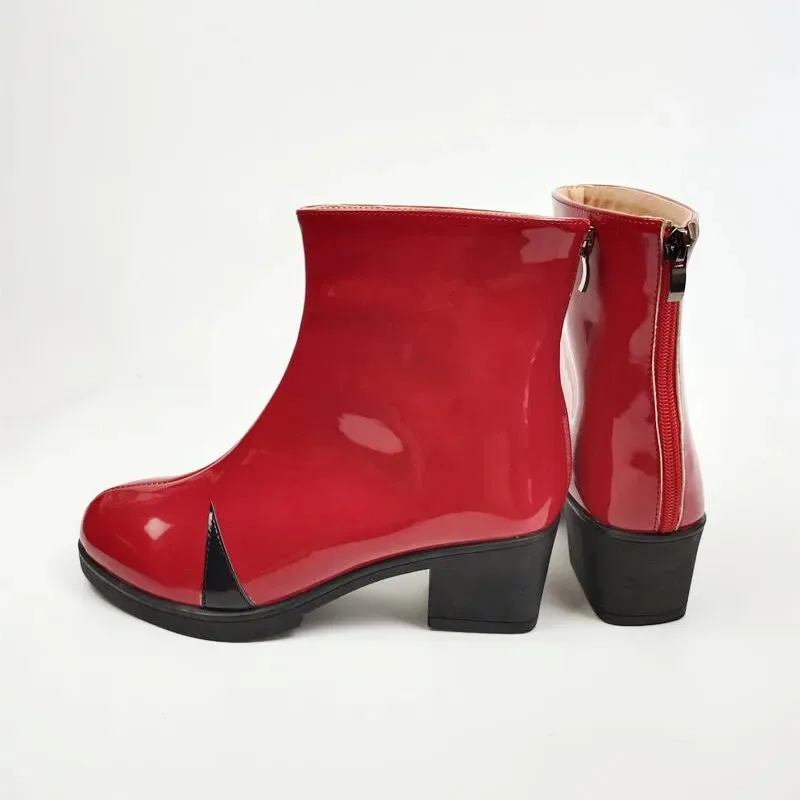 

2025 11 VA 02 Asuka Langley Soryu Cosplay Shoes Boots Halloween Party Costume Accessories Custom Made