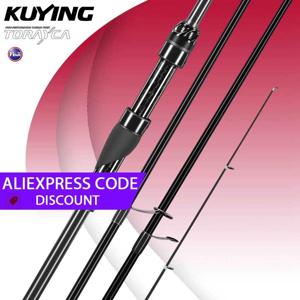 

KUYING HANGETSU Light Rock Fishing Rod Bottom Fish 8'0 247cm 8'3" 254cm Spinning FUJI A Ring SIC Carbon Lure M MH Solid Tip Fast