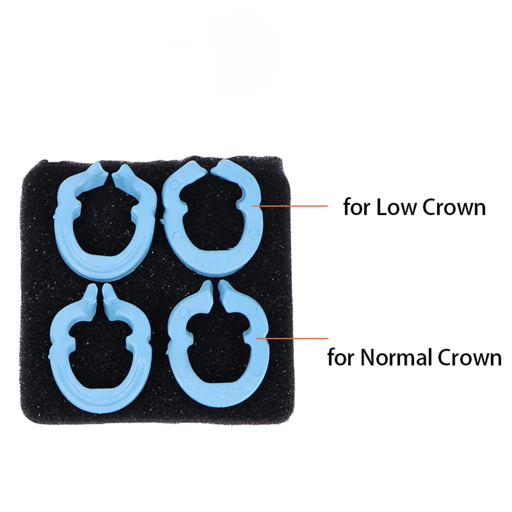 

4Pcs/Box Dental Resin Clamping Ring Rubber Dam Clamp Barrier Clip Separator