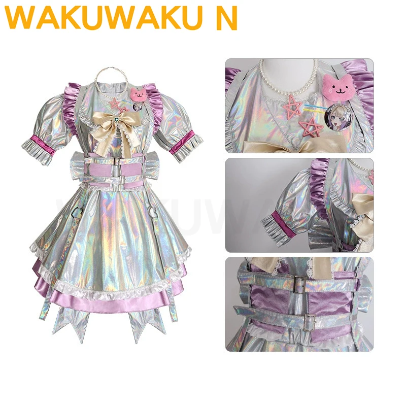 IN STOCK KAngel Ame-chan Cosplay Costume Game NEEDY GIRL OVERDOSE【S-3XL】WakuWaku-N Women Sexy Cute Dress Magic Girls Plus Size view 3