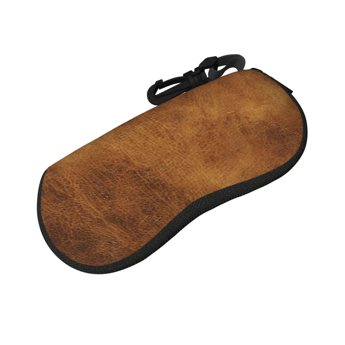 حافظة نظارات من الجلد صندوق نظارات شمسية واقي للنساء والرجال حقيبة نظارات ناعمة