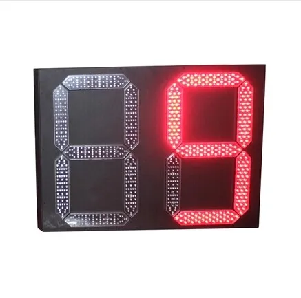 800*600 mm 2 digital red and green traffic countdown timer