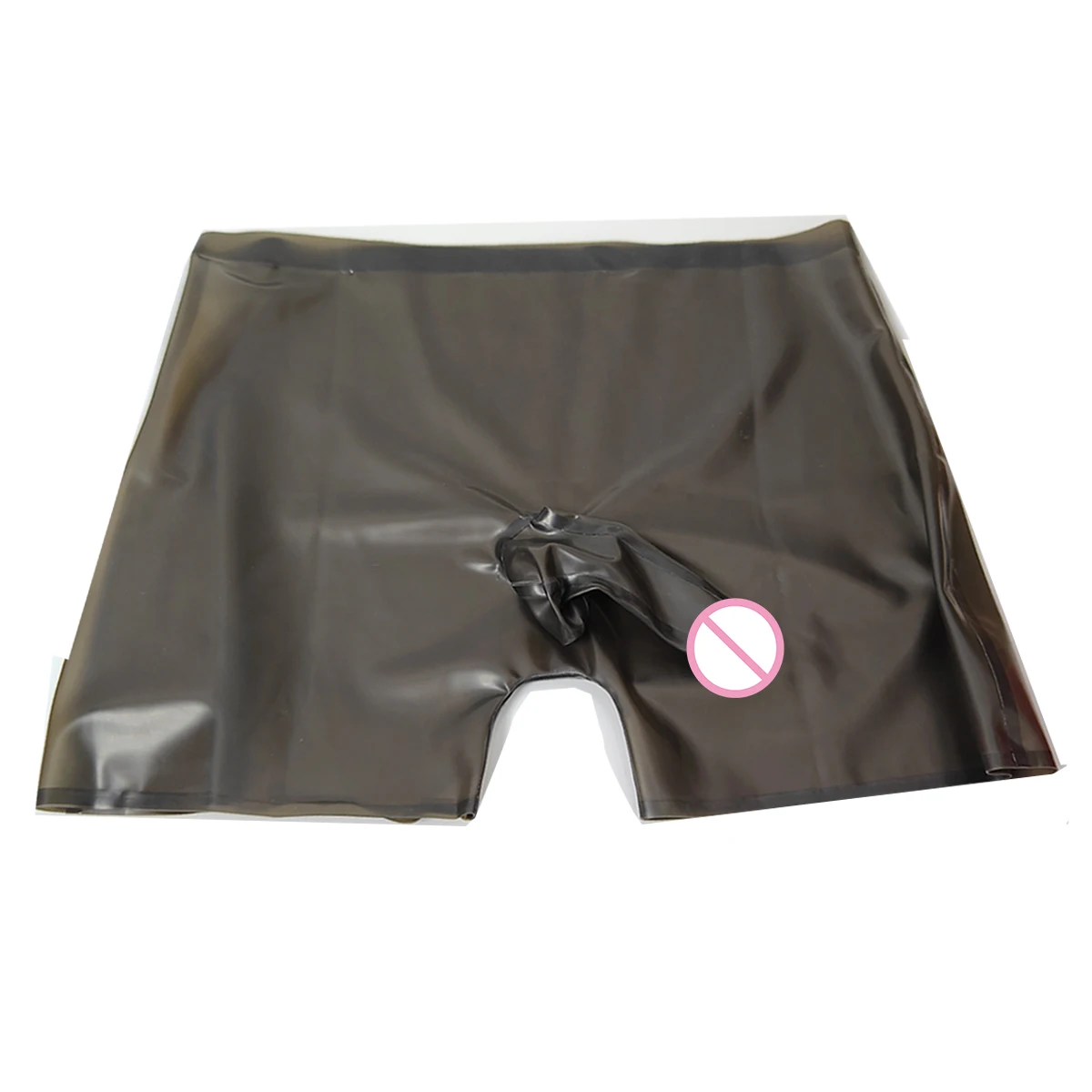 

Latex Panties Sexy Men Underwear Rubber Underpants Fetish Male Short Pants Boxer (No Zip)