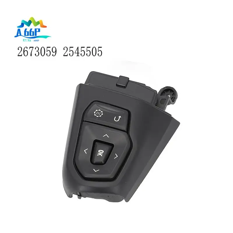 

A66P-For Truck Scania L,P,G,R,S 2016- Steering Wheel Switch Multifunction Module Control Unit Dashboard 2673059 2545505