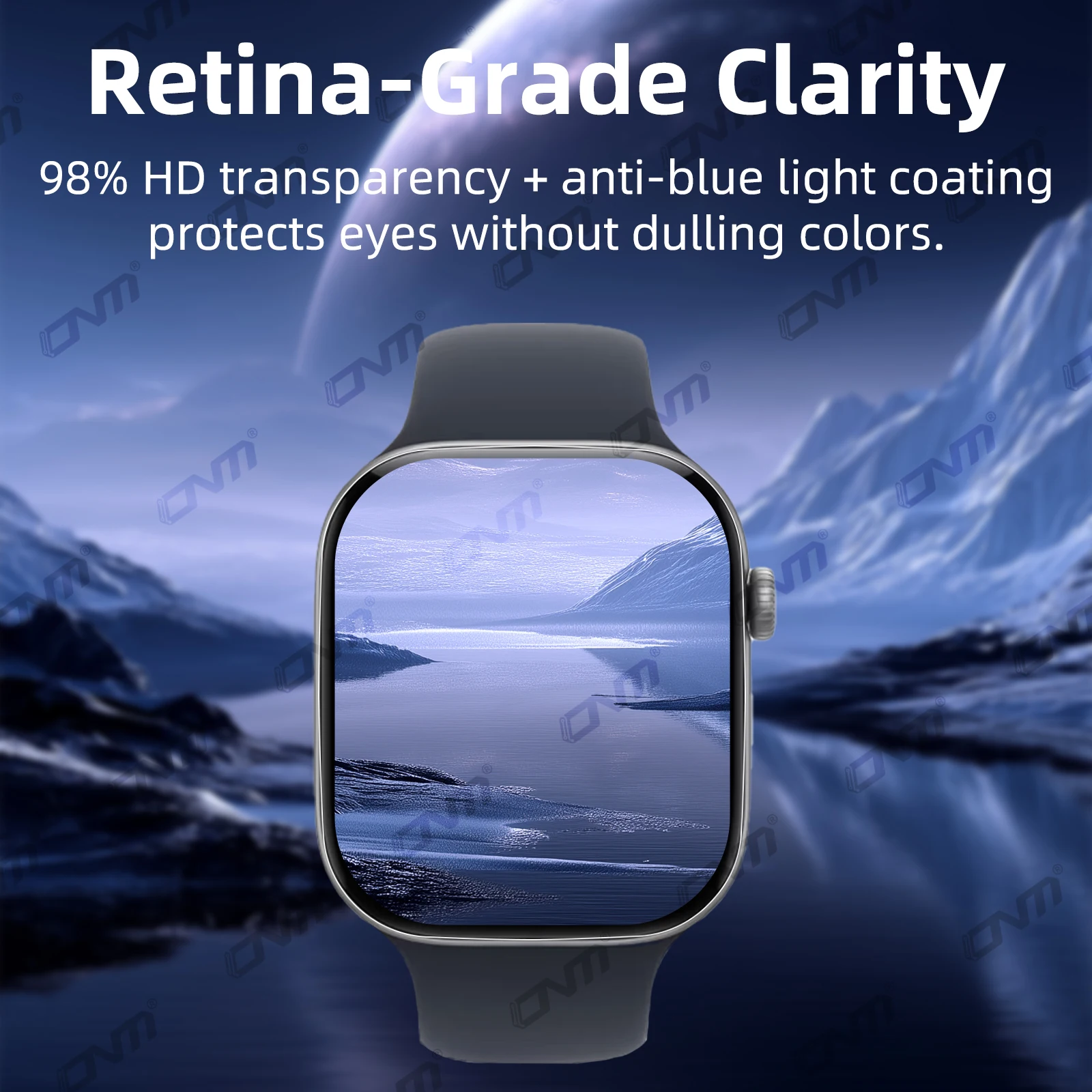 Hydrogel-Folie für Apple Watch Series 12 42mm/46mm Kratzfeste HD Vollflächige Schutzfolie für Bildschirm und Zubehör – Detail 6