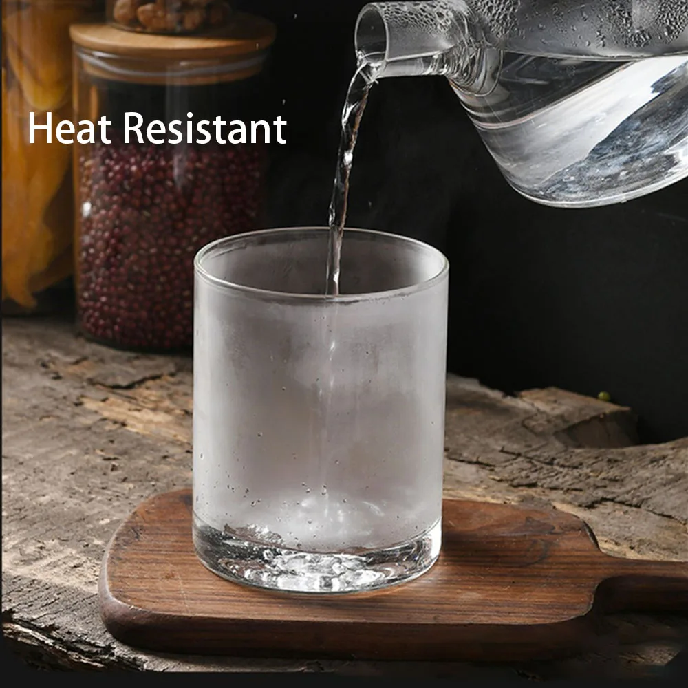 4/8szt 250ml 500ml 1000ml Szklany słoik z bambusową pokrywką Słoik do przechowywania Przezroczysty garnek z uszczelnieniem Pusty hermetyczny pojemnik na słodycze Pojemnik na żywność