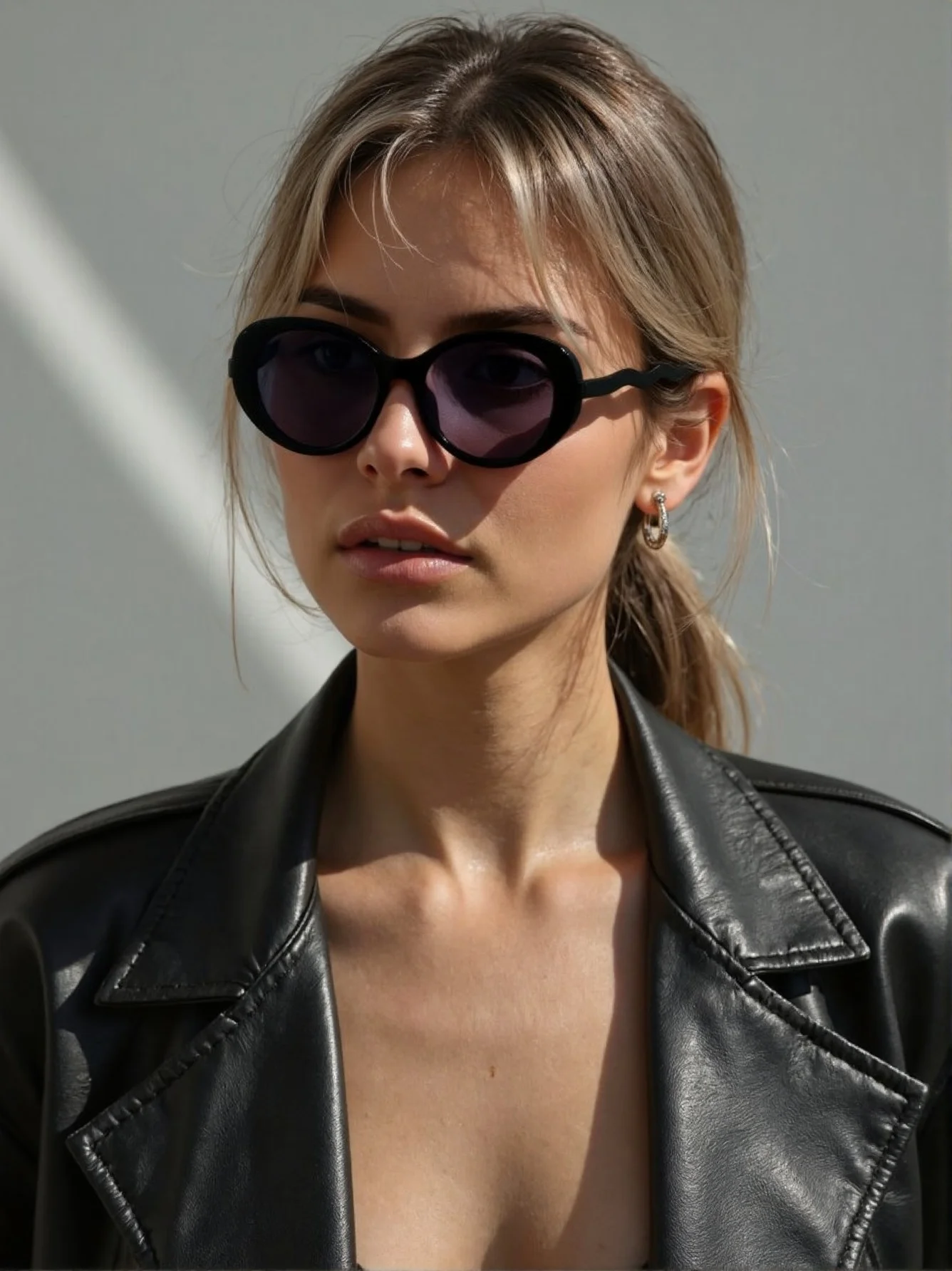 2025 نظارات شمسية بإطار صغير بيضاوي الشكل للنساء، نظارات دائرية، عدسات شفافة، عدسات مضادة للضوء الأزرق، مضادة للإشعاع