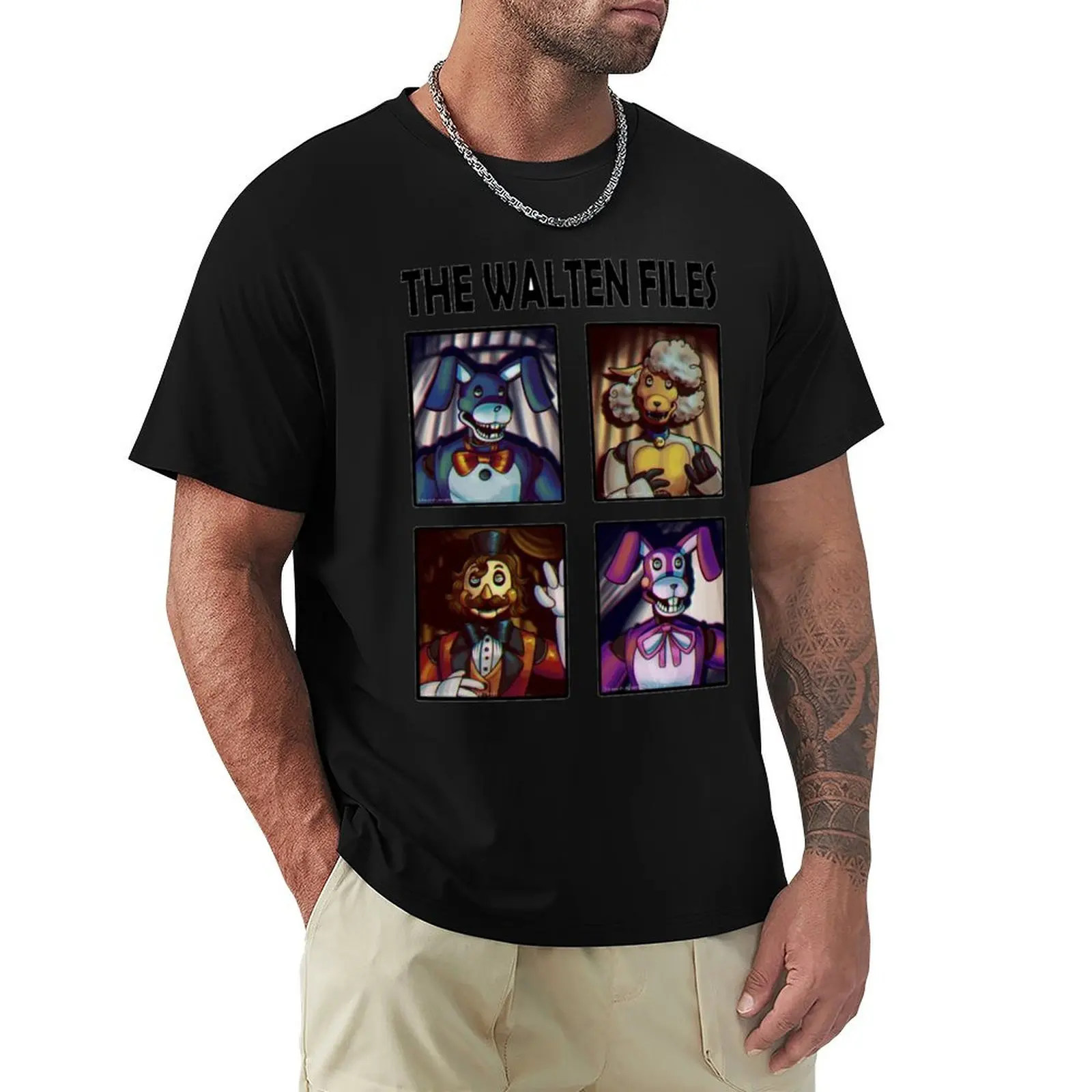 Camiseta The Walten Files Characters, de secado rápido, para correr, de manga corta