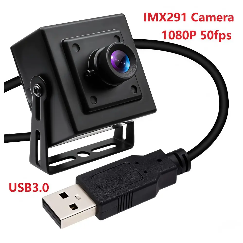 

ELP 2MP 1080P 50fps USB3.0 Camera IMX291 No Distortion Manual Focus UVC Webcam for Industrial
