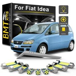 BMTxms 10Pcs LED Interior Light Bulb Kit For Fiat Idea 2003-2008 2009 2010 2011 2012 Car Reading Dome Trunk Vehicle Indoor Lamp