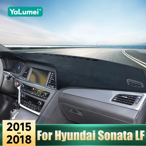 Accessoires Voor Hyundai Sonata LF 2015 2016 2017 2018 Auto Dashboard Cover Zonnescherm Matten Vermijd Licht Pads Antislip case Tapijten