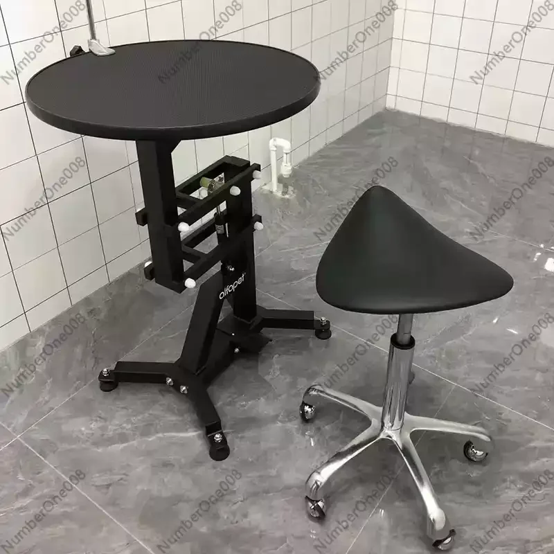 LED Luminous Table Pet Grooming Table with Adjustable Air Pressure and Rotating Cat Teddy Shearing Grooming Table