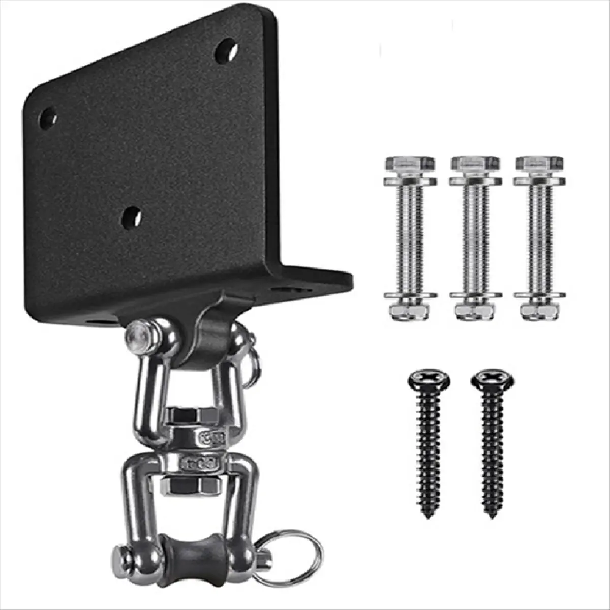 ABME New Punching Bag Hanger for Heavy Bag Beam Mount Hardware 360° Rotation Boxing Bag Ceiling Mount I-Beam Beam Mount Hooks