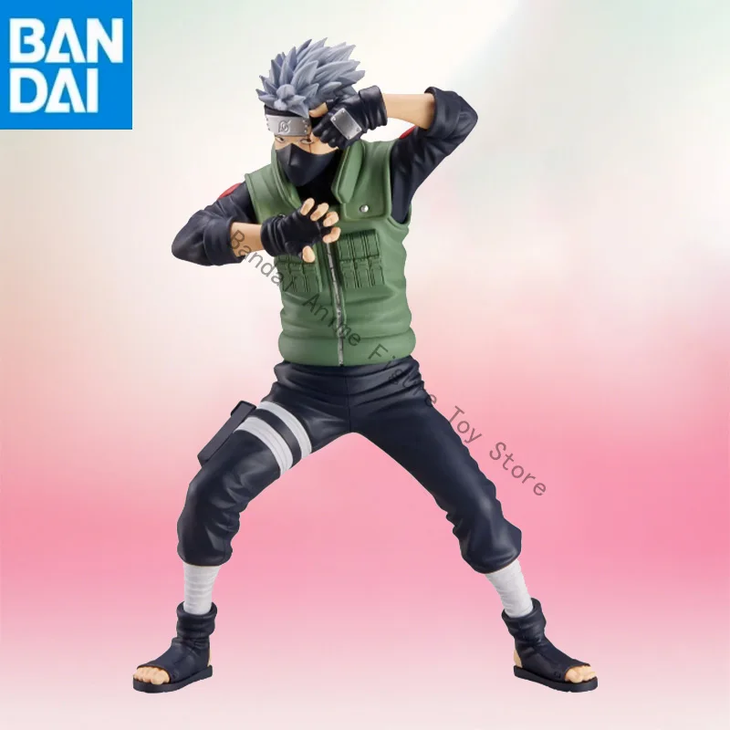

in stock Original Genuine BANDAI NAMCO BANPRESTO NARUTO Shippuden Grandista Hatake Kakashi PVC 23cm Figure Model doll toy gift