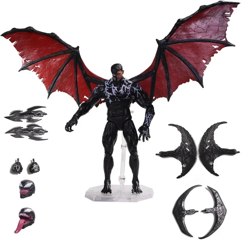 Marvel Legends Venom Carnage Figure Cletus Kasady Mafex 088 Venom With Wing Joints Moveable Action Figure Toy Decoration Doll