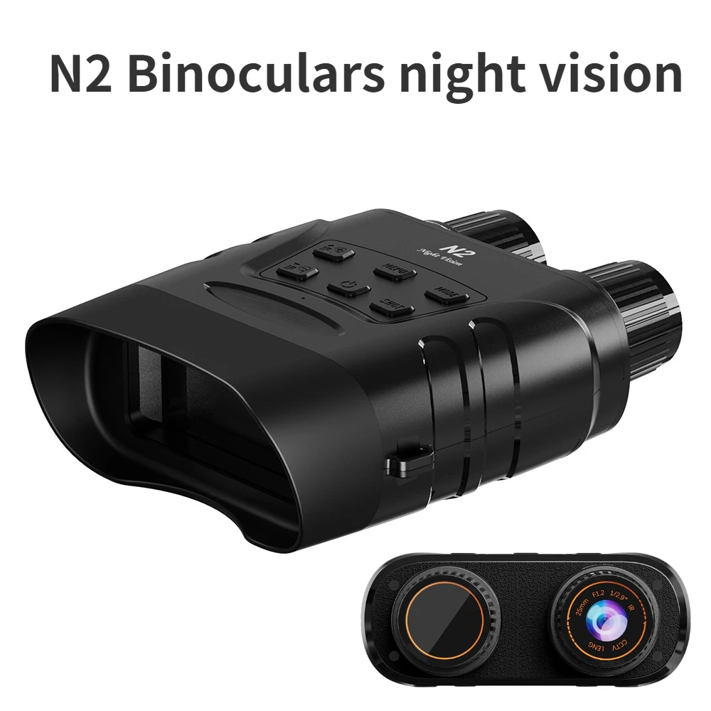 

N2 Night Vision Binoculars Device 2.4inch screen 300m 1080P Infrared 5X Digital Zoom Telescope For Hunting Camping waterproof