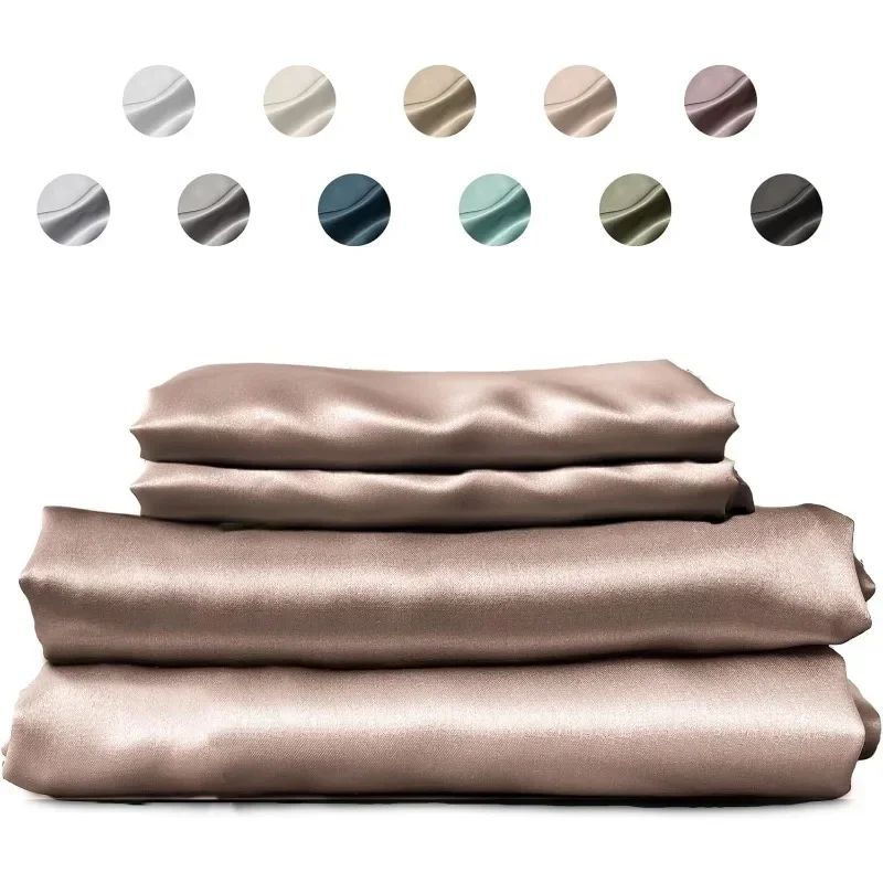 Sheets Natural Silk Bedding Set | Soft, Durable | Grade Organic Real Sheets