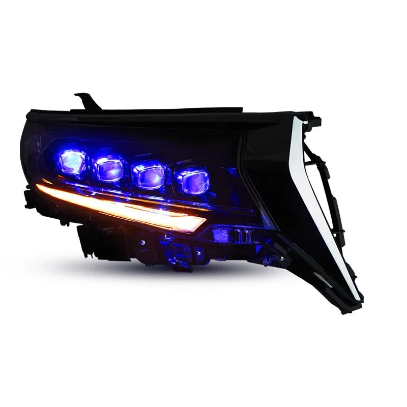 For Toyot 2018 Prado Head Lamp refit 4 Lens Car Headlamps Car lamp Car Light Auto Headlamps Auto Headlights Auto HeadlLED