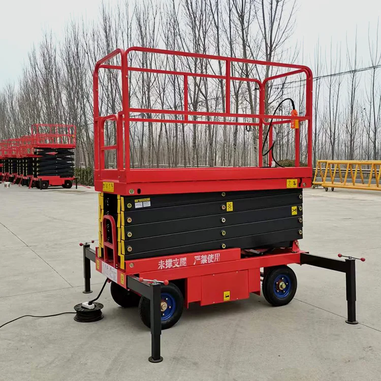 High Strength Steel Frame Scissor Lift Lifting Platform Stable Lifting For Supermarket And Storage Room Application