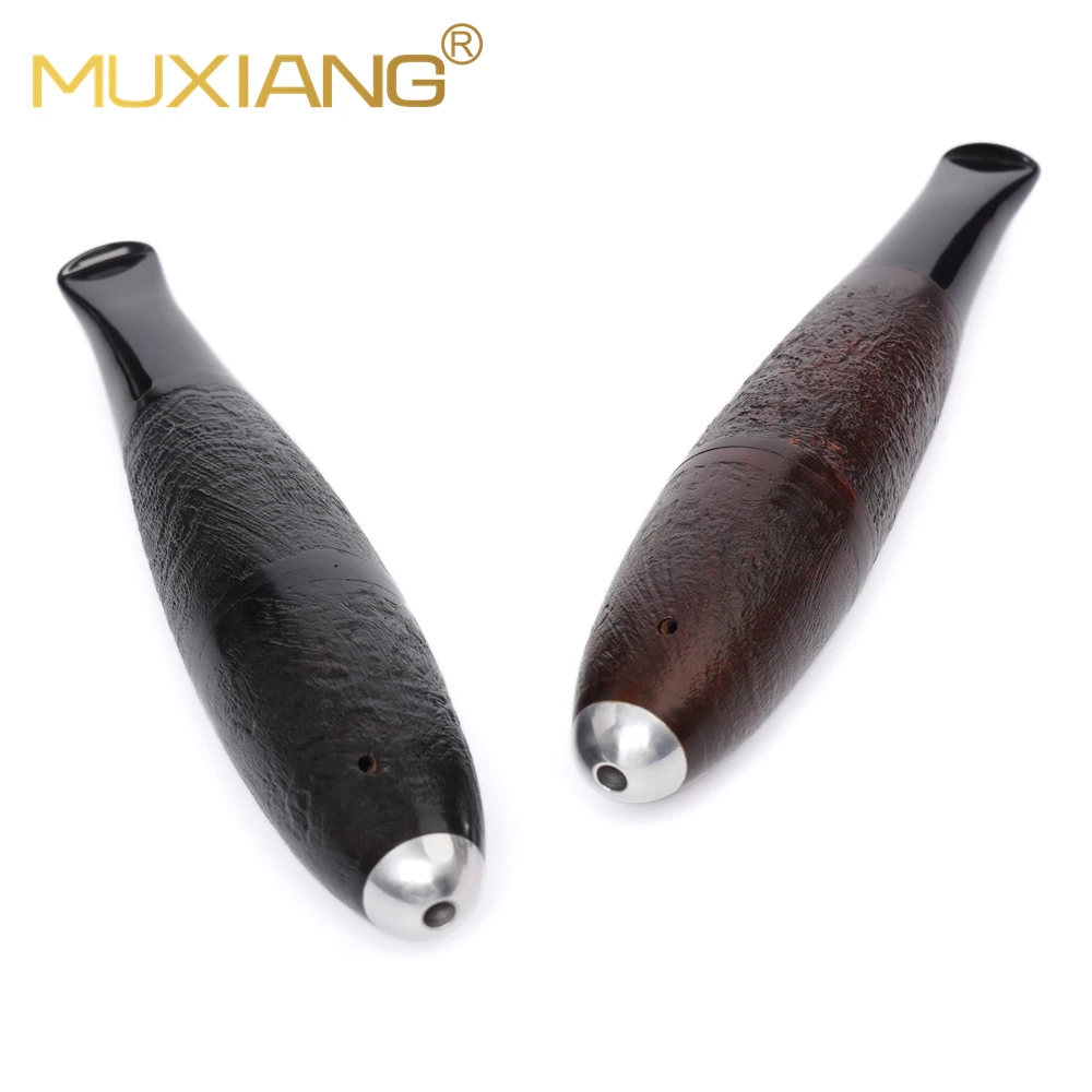 أنبوب تدخين محمول من MUXIANG أنبوب خشب برير للتبغ أنبوب هدايا قابل للفصل أنبوب سيجار على شكل طوربيد #4