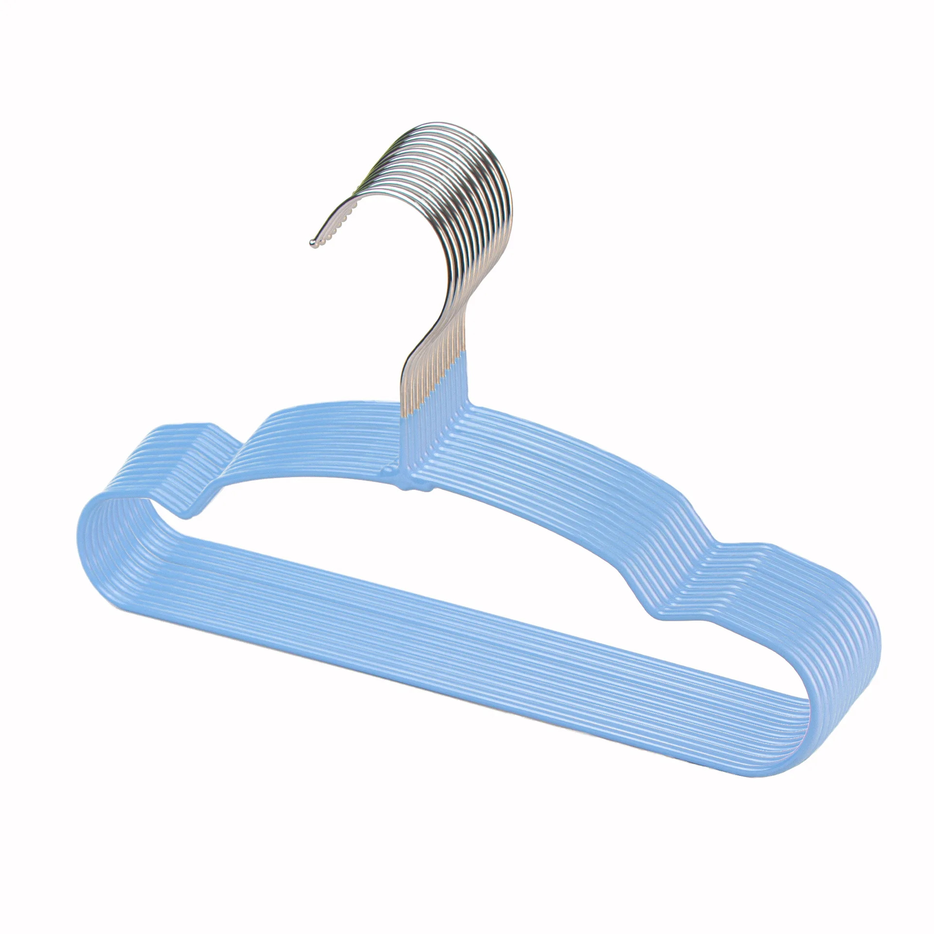 

Children's clothes hanger,no trace,shoulder-impregnated plastic-impregnated cloud, household no trace, baby-specific drying rack