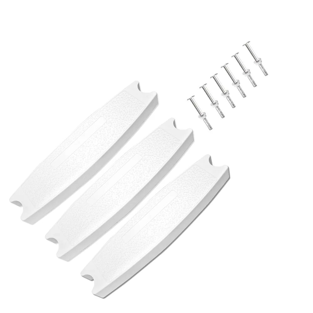 Pool Ladder Step Replacement Parts 3 Pack Heavy Duty Molded Plastic Steps with Grip Enhancing Polka Dot Texture for Pool Safety